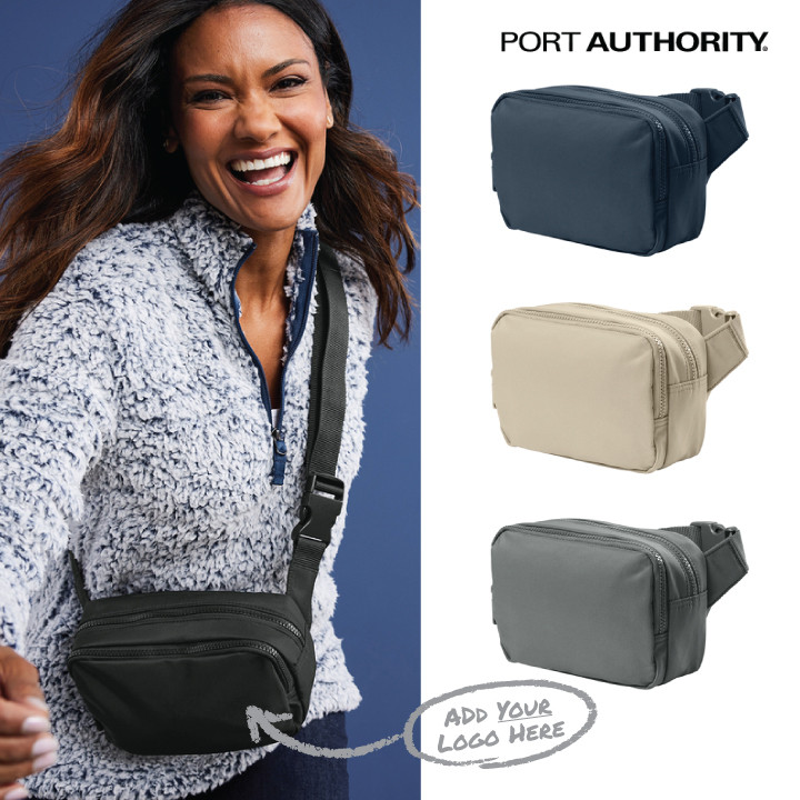 Matte Dual-Compartment Crossbody
