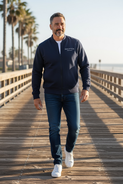 Mercer+Mettle® Men's Double-Knit Bomber (Pacifica Hotels)