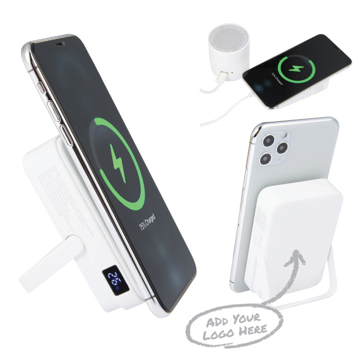 Quik Stand 10,000 mAh MagClick™ Wireless Power Bank