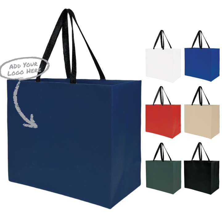 Paper Sustainable Bag with Web-Style Paper Handles (13x5x10)