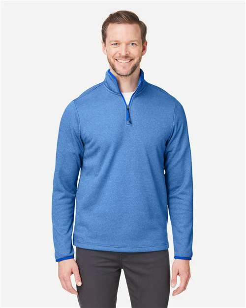 Men's Venture Heathered Stripe Quarter-Zip Pullover