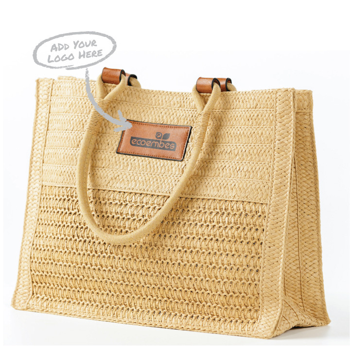 Woven Straw Beach Tote