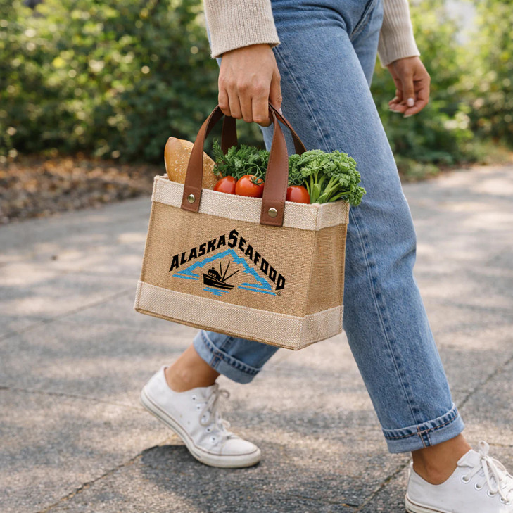 Petite Jute Luxe Tote