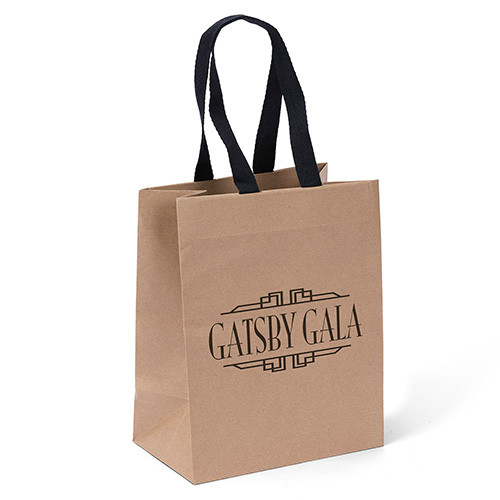 Cotton Twill-Handle Eco Eurototes - 7¾W x 4¾ x 9¾H