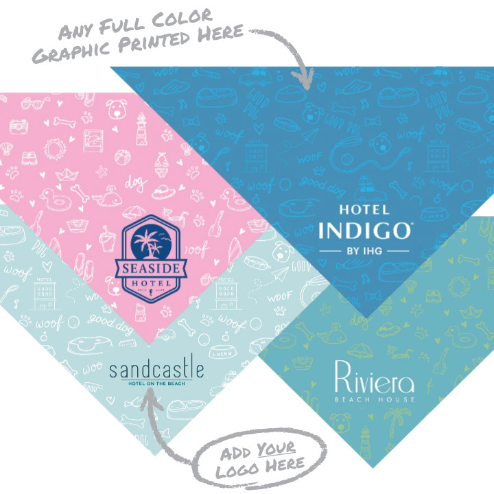Pet Bandana Full Color Triangle rPET (Large)