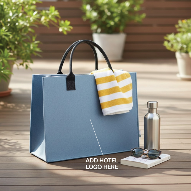 Recycled Felt Tote Bags (7 color options)