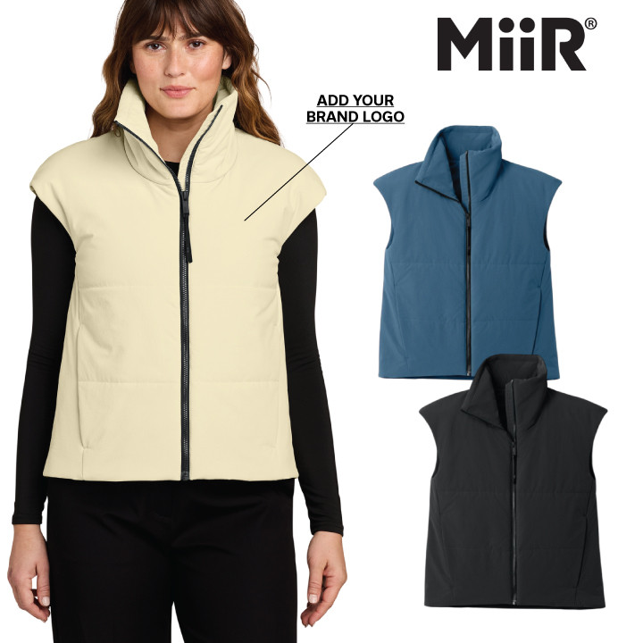 MiiR® Women’s Sashiko Stretch Puffy Vest