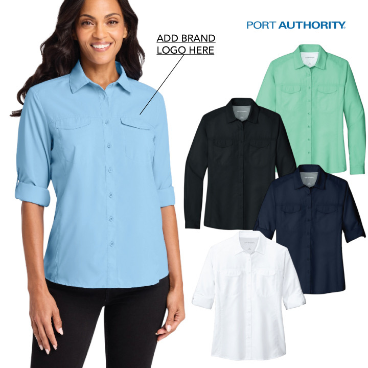 Port Authority® Women's Long Sleeve UV Daybreak Shirt