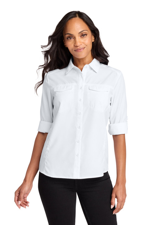 Port Authority® Women's Long Sleeve UV Daybreak Shirt