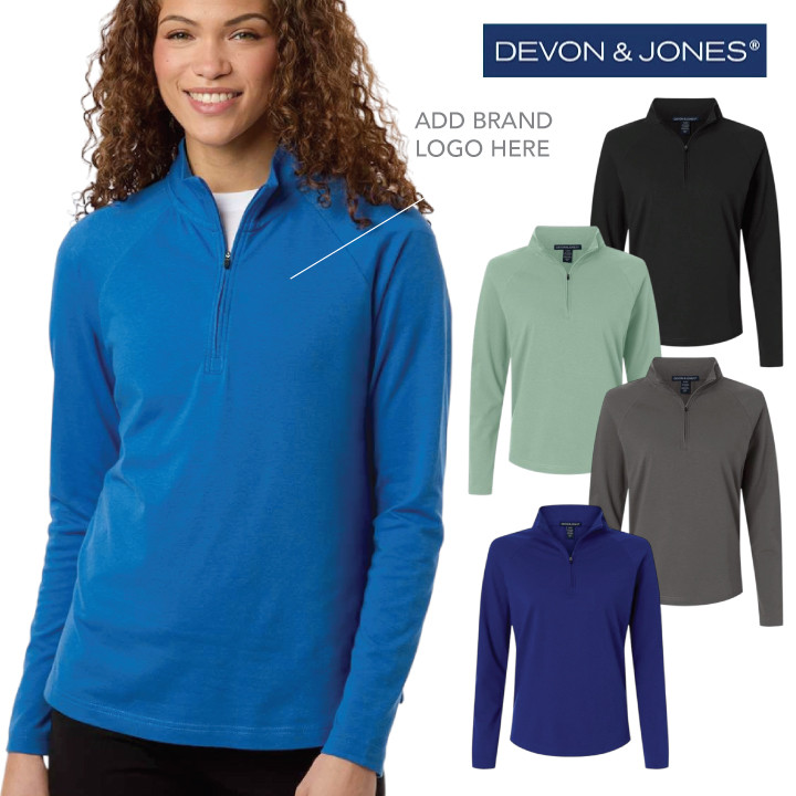 Women's Seaton Pebble Textured Quarter-Zip Pullover