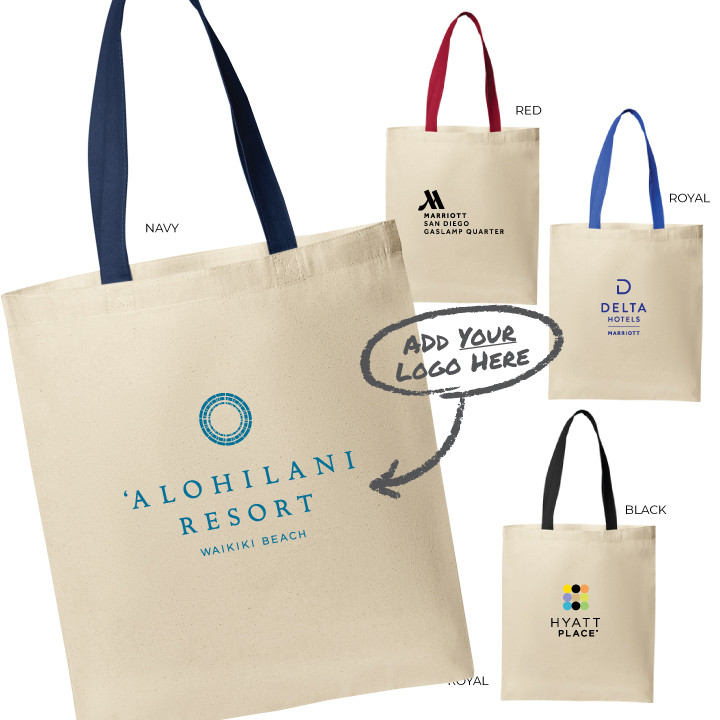 Contrast Core Cotton Tote Bag (ODI)