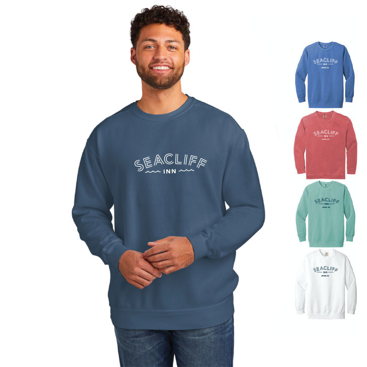SeaCliff Inn Ring Spun Crewneck Sweatshirt (OD) 