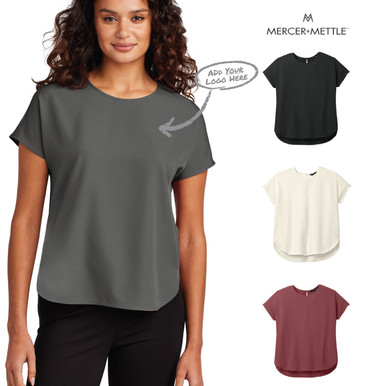 Women's Stretch Crepe Crew
