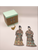 Puzzle box with 2 separate assembled puzzles depicting Ladies on stands from the Qing dynasty.
