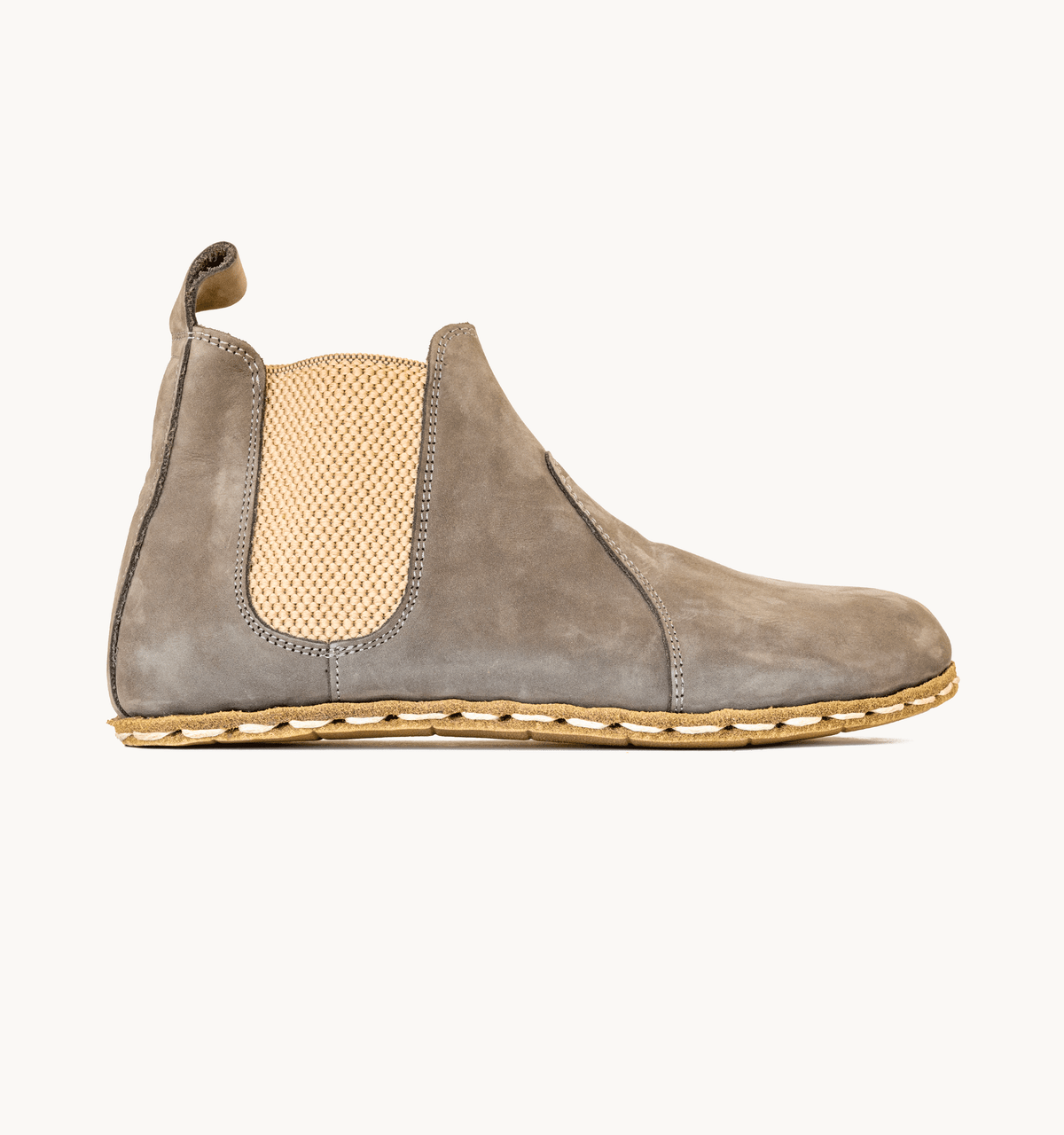 Ashen Barefoot Leather Chelsea Boot | Wide Toe