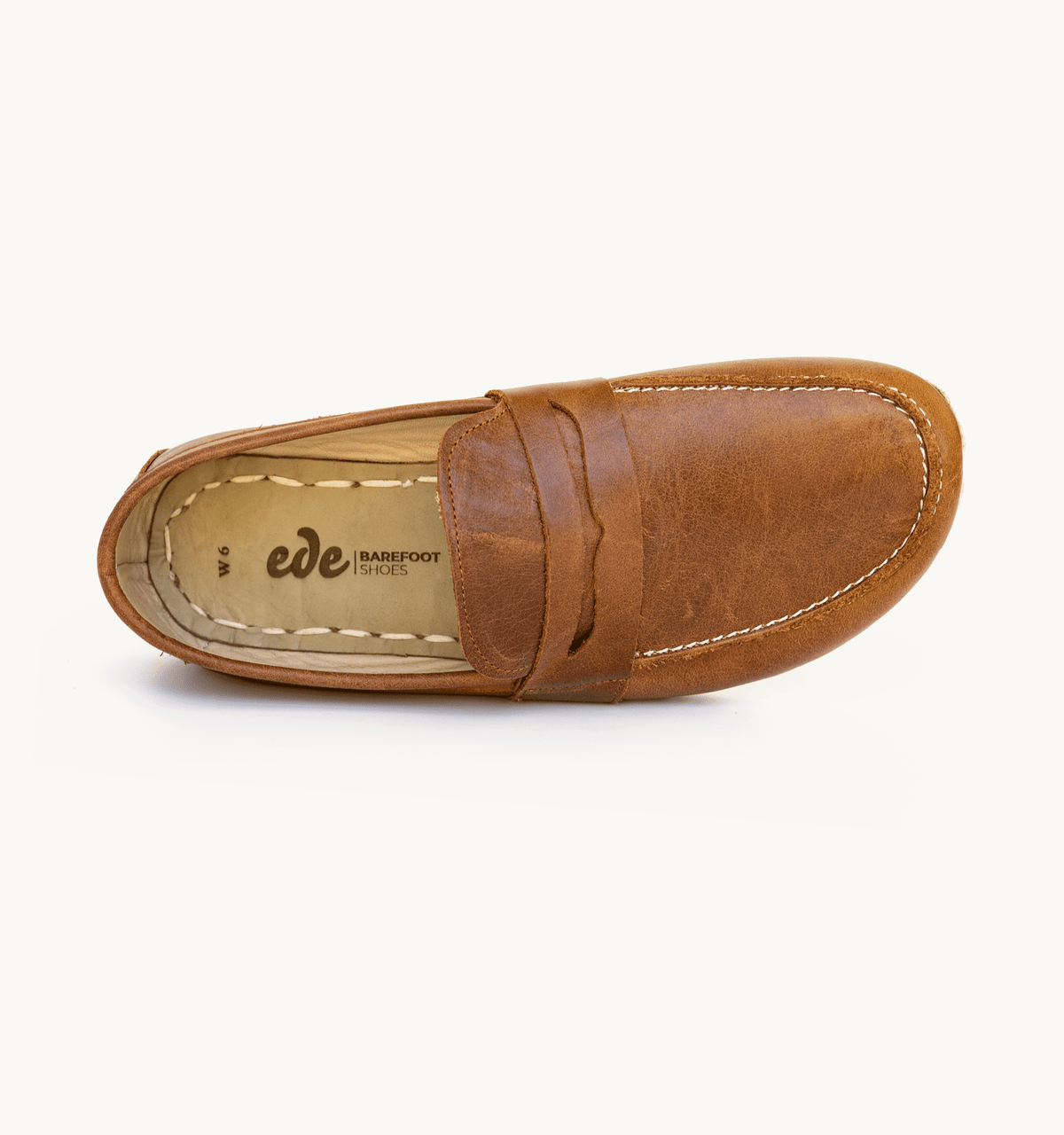 Russet Barefoot Leather Penny Loafer