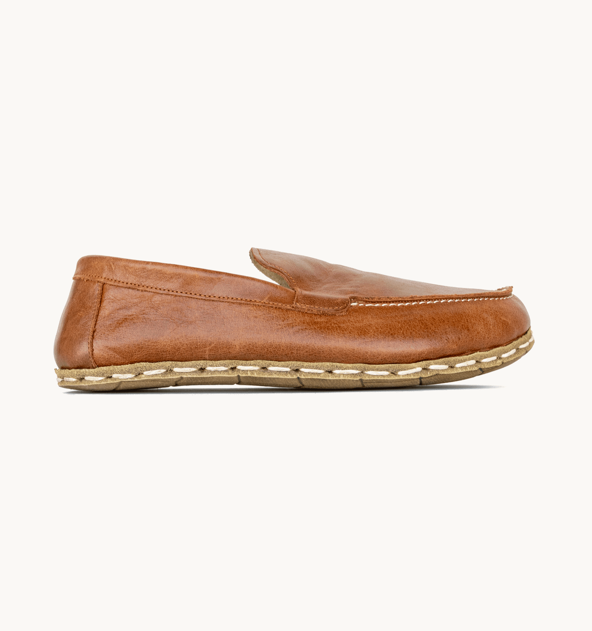 Russet Antique Barefoot Leather Moccasin