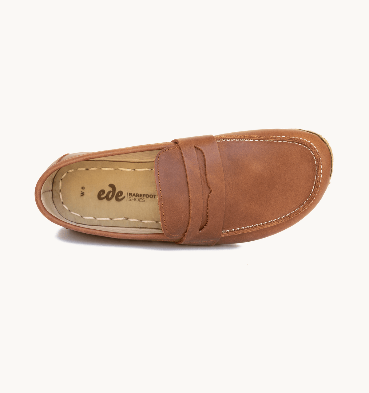 Umber Barefoot Leather Penny Loafer