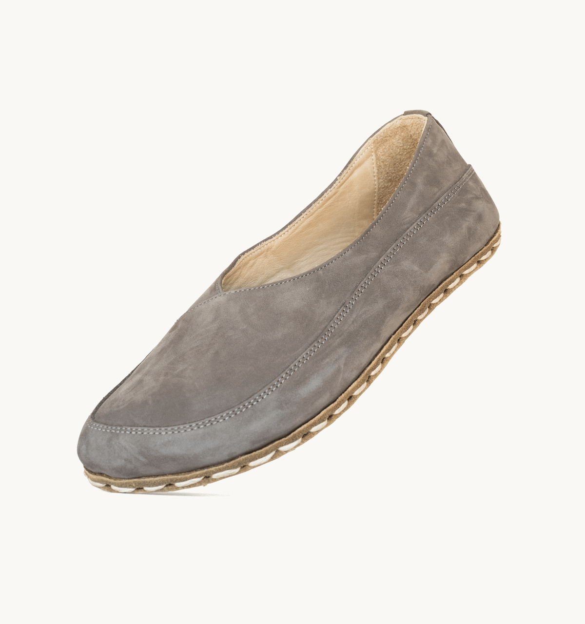 Ashen | Barefoot Leather Flat | Women