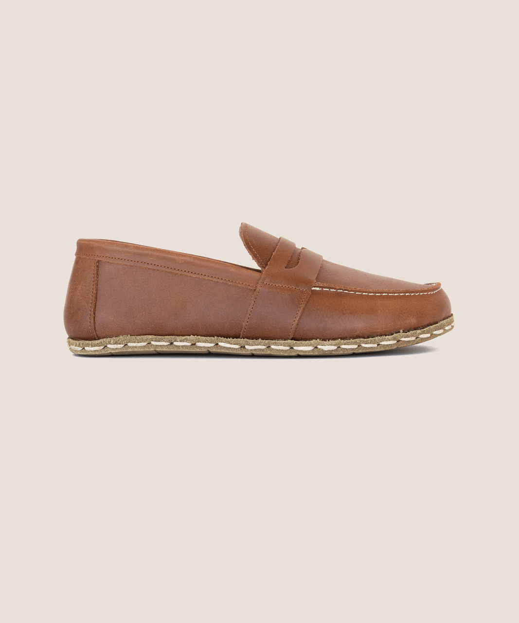 Umber Barefoot Leather Penny Loafer Women