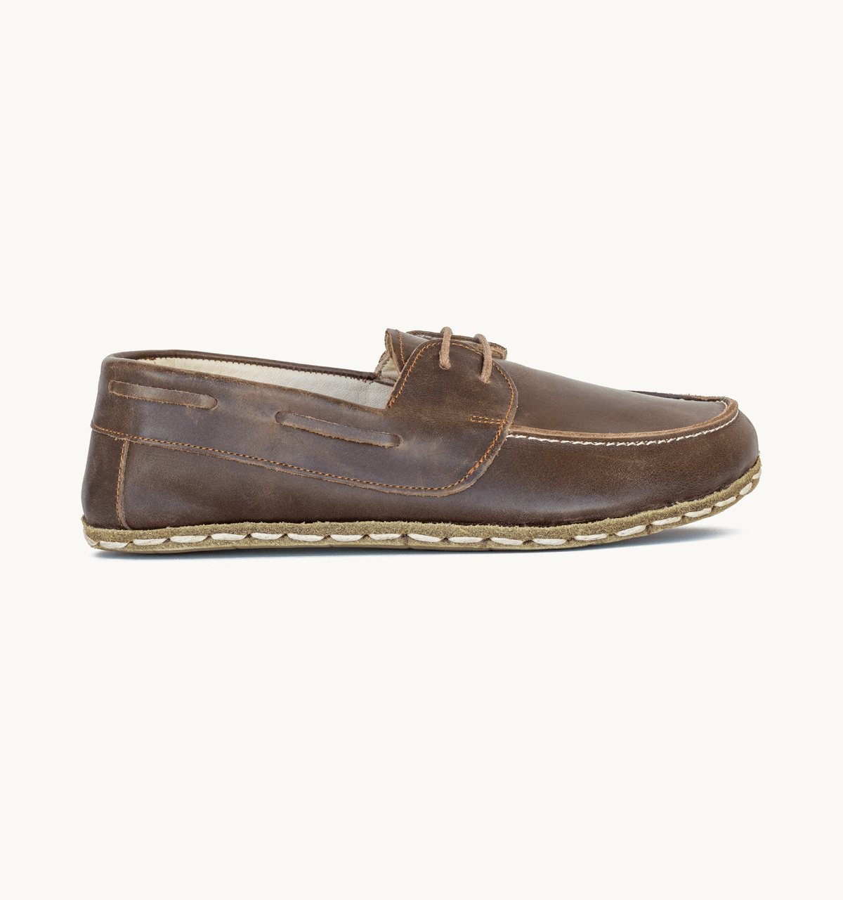 Earth Crazy | Barefoot Leather Boat Shoe