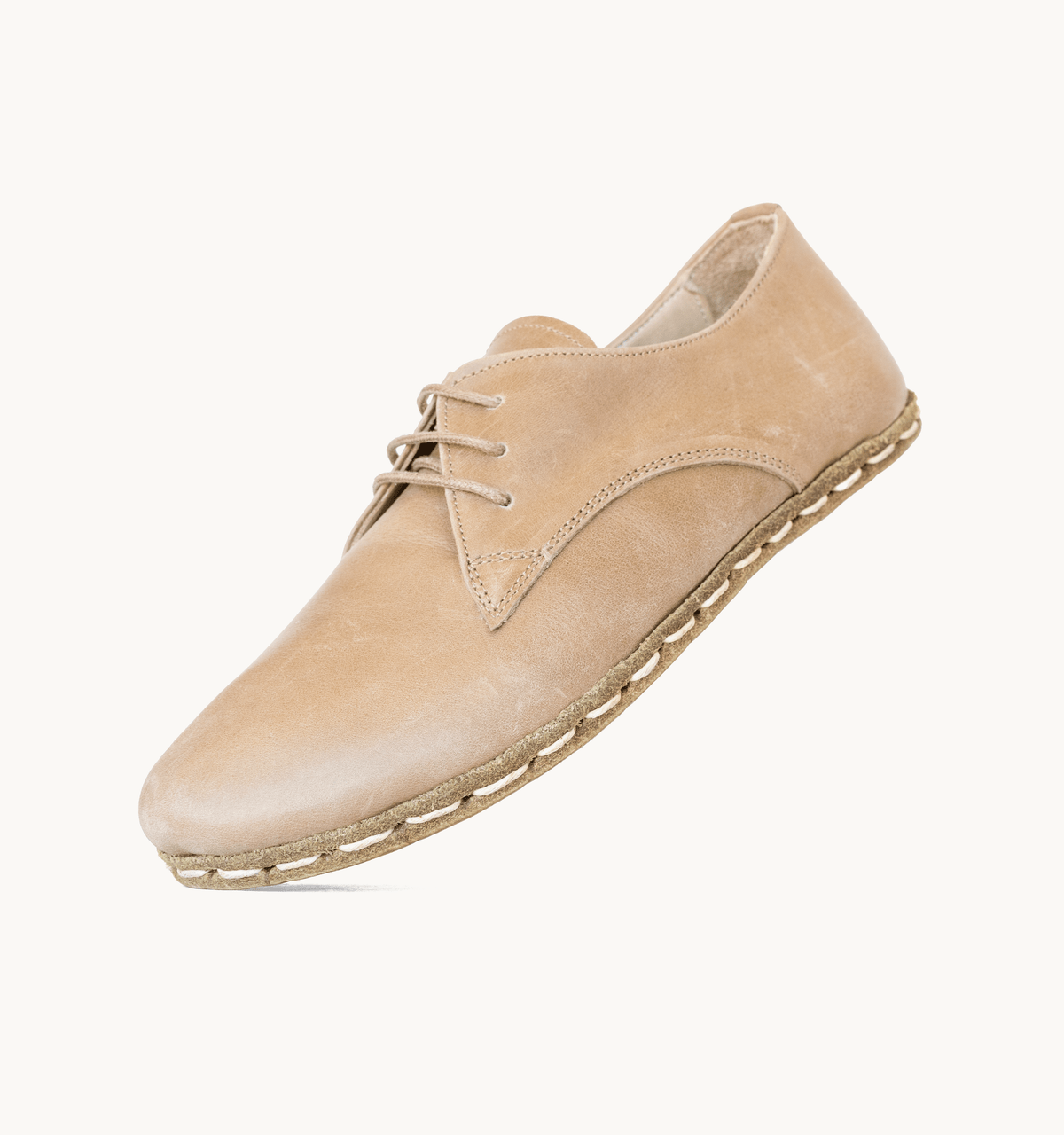 Sand Barefoot Leather Oxford Women