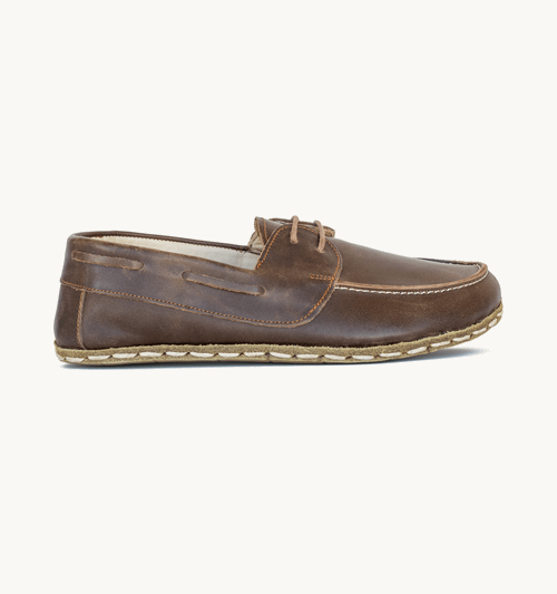 Earth Crazy | Women's Barefoot Leather Boat Shoe
