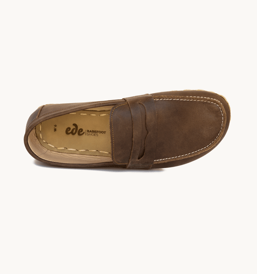Earth Barefoot Leather Penny Loafer