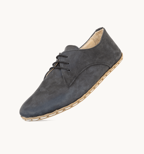 Raven Black Barefoot Leather Oxford