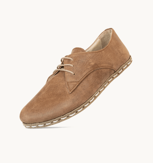 Hickory Barefoot Leather Oxford | Wide Toe Box