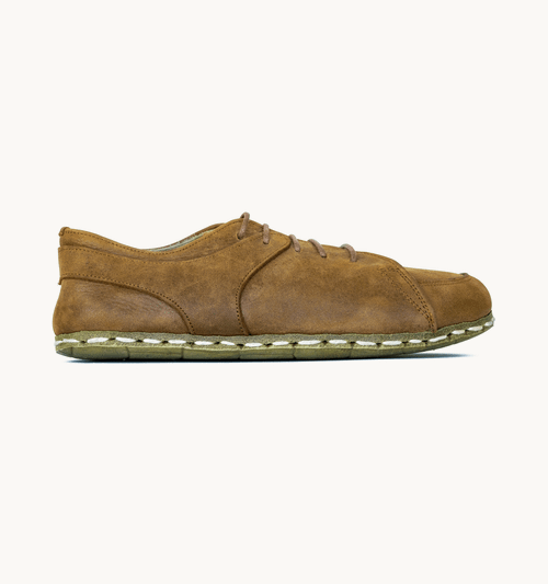 Hickory Barefoot Leather Sneaker | Wide Toe Zero-Drop