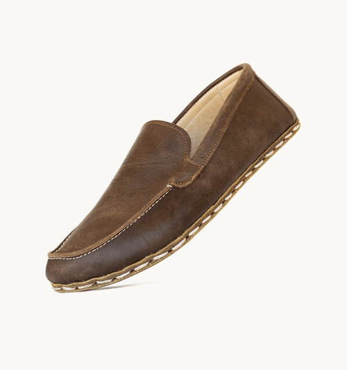 Earth Crazy | Men's Grounding Barefoot Leather Moccasin