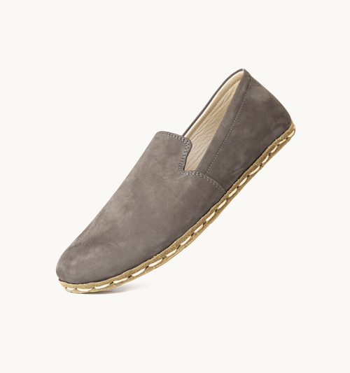 Ashen Nubuck Barefoot Leather Loafer