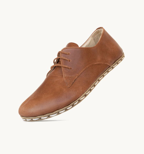 Umber Crazy Barefoot Leather Oxford Women