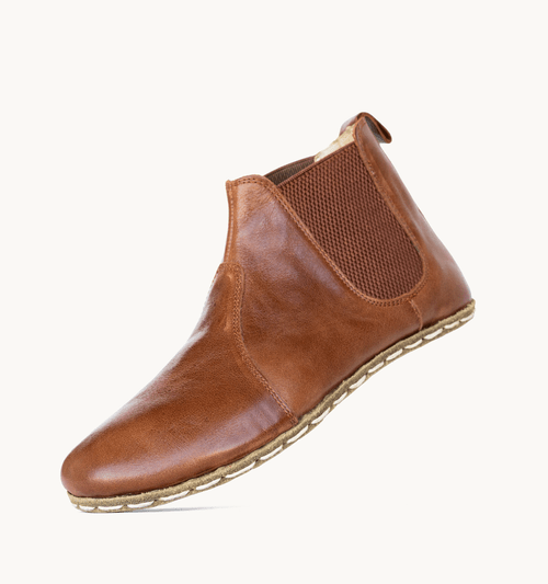 Russet Barefoot Leather Chelsea Boot