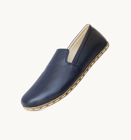 Indigo Barefoot Leather Grounding Loafer for Women