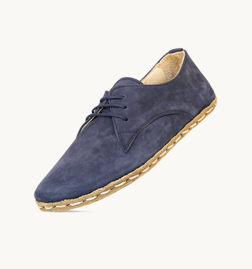 Navy Barefoot Leather Women's Oxford