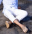 edebarefoot Beige Dawn Suede