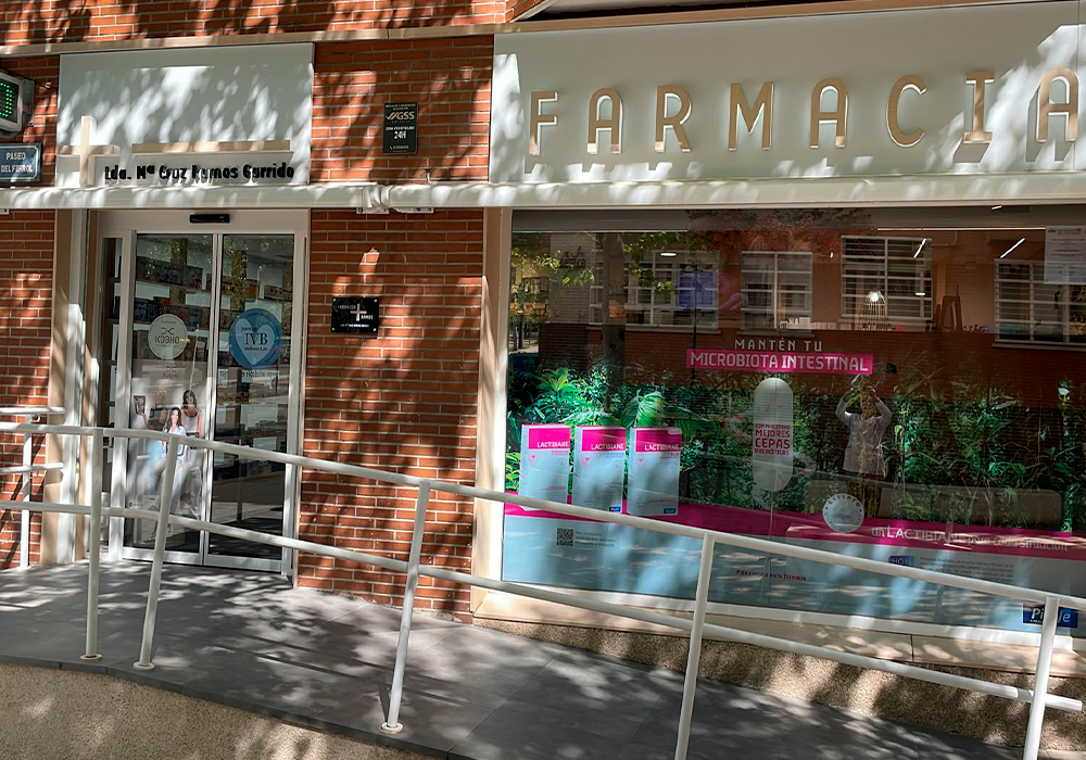 Exterior de la Farmacia Fra, en A Coruña