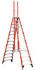 Werner Fiberglass Extension Trestle Ladder / T7414 Werner Fiberglass Extension Trestle Ladder / T7414