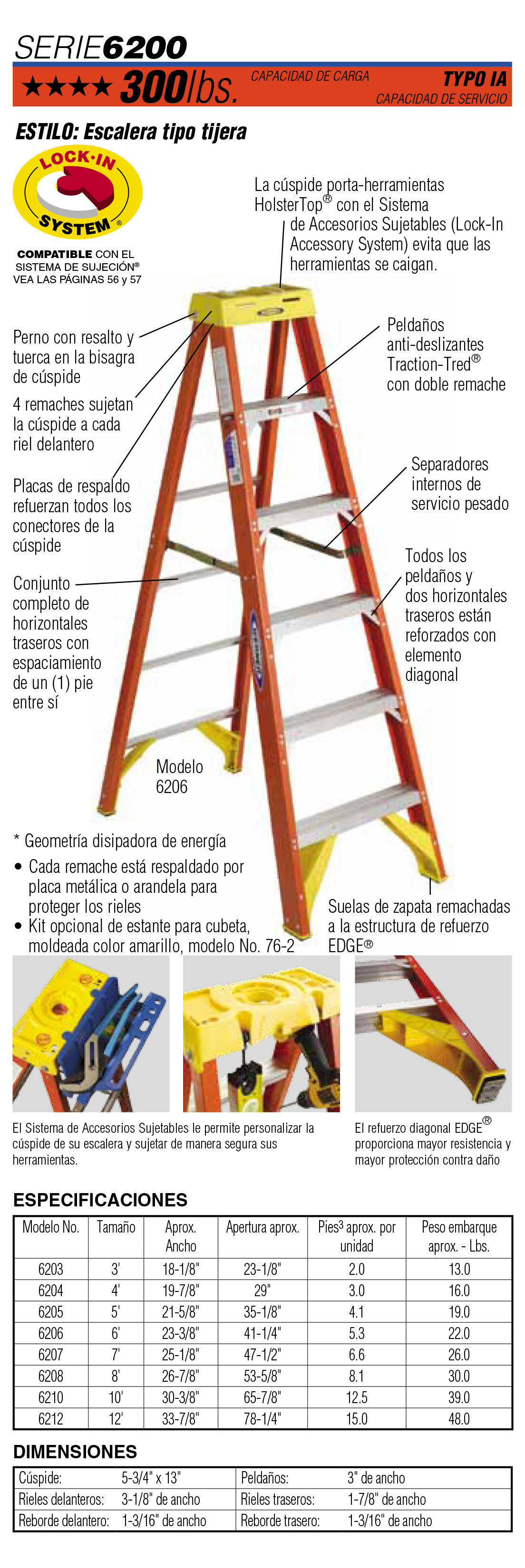 Stepladder | Werner Type IA | Fiberglass