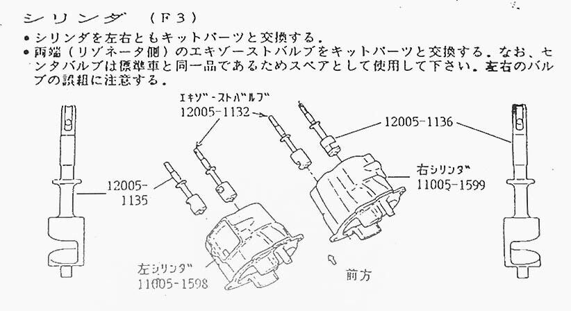 KR1S, KIPS F3 RACE KIT KIPS VALVE REPLICAS 12005-1135 and 12005-1136
