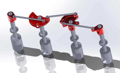 KR1S KIPS linkage repair kit - titanium