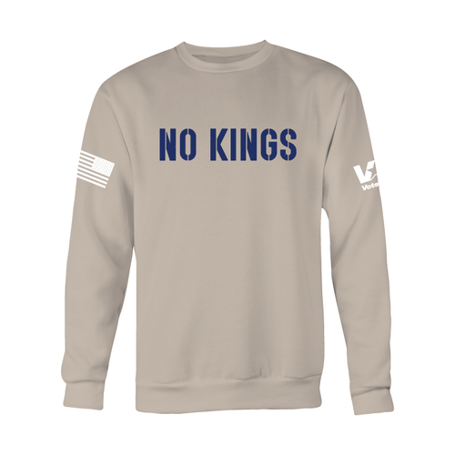 No Kings, No Masters (Sand Crewneck Sweatshirt)