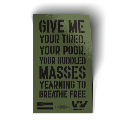 Yearning To Breathe Free Stickers (5 Pack)