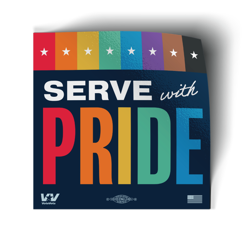 Serve With Pride Stickers (5 pack)