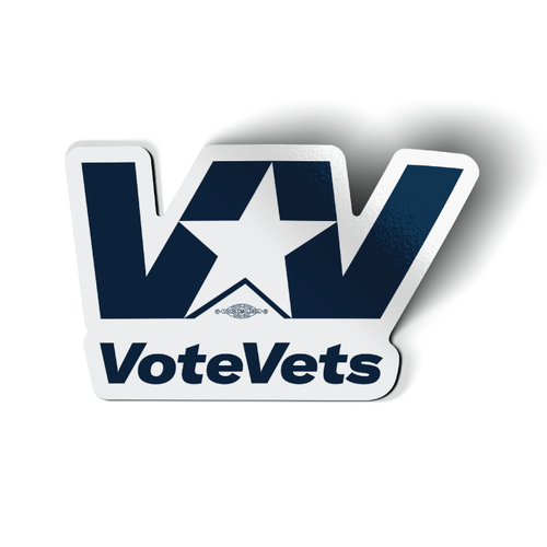 VoteVets Logo Stickers (5 pack)