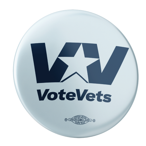 VoteVets Buttons (2 pack)