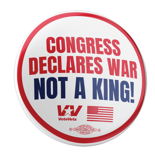 Congress Declares War Buttons (2 pack)
