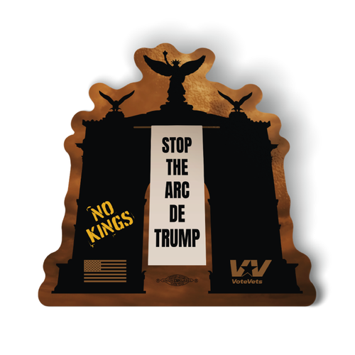 Stop The Arc De Trump Stickers (5 Pack)